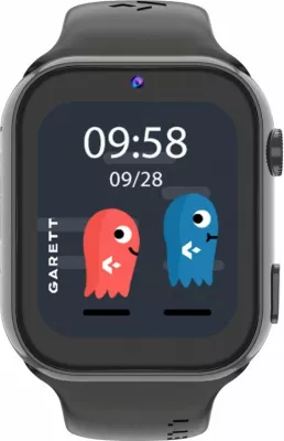 Smartwatch Garett Kids Twin 2 4G, për fëmijë, i zi