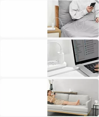 Kabllo karikimi dhe të dhënash Baseus Superior CATYS-02, USB-A në USB-C, 1m, 66W, Bardhë