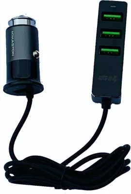 Karikues veture LDNIO C61 35W 12/24V 4x USB (1x Quick Charge + 3x USB), i zi