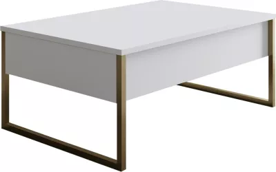 Set mobiljesh për dhomë dite, Luxe, e bardhë dhe ari