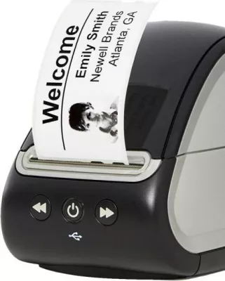 Printer etiketash, Dymo LabelWriter 550 2112722, 300dpi, termik direkt, për PC/Mac, i zi/gri
