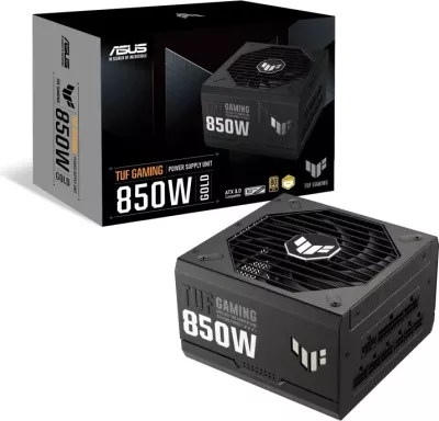 Furnizimi me energji ASUS TUF Gaming 850W Gold, 24-pin ATX, ATX, e Zezë