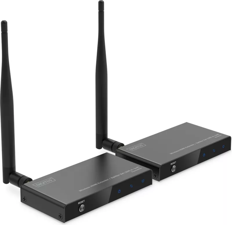 Transmetues dhe pranues AV Digitus, HDMI pa tela, 100 m, i zi
