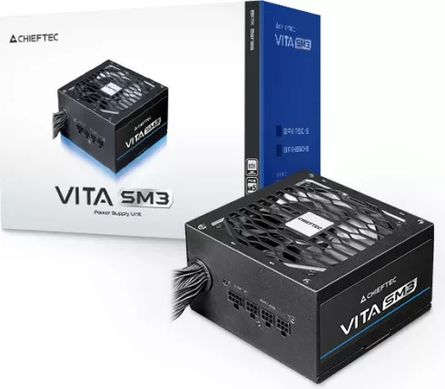 Furnizues rryme (PSU) CHIEFTEC VITA SM3 BPX-750-C 750W ATX 3.1, 80 PLUS Bronze, semi-modular, i zi