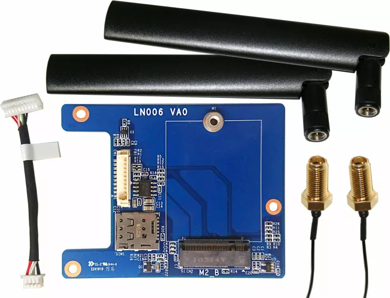 Kit zgjerimi LTE/4G Shuttle WWN03 për DS/DH Slim PC, Ngjyrë e zezë, e kaltër