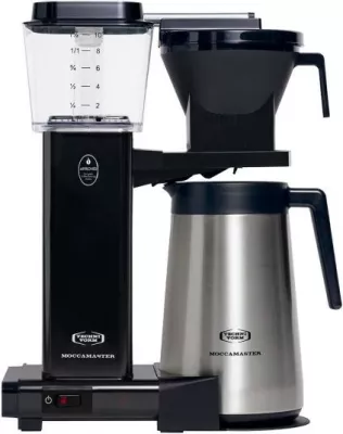 Aparat kafeje Moccamaster KBGT, filter, 1.25L, inox/zi
