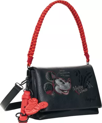Çantë crossbody Desigual Mickey Face Venecia 4 26WAXP98 për femra, e zezë