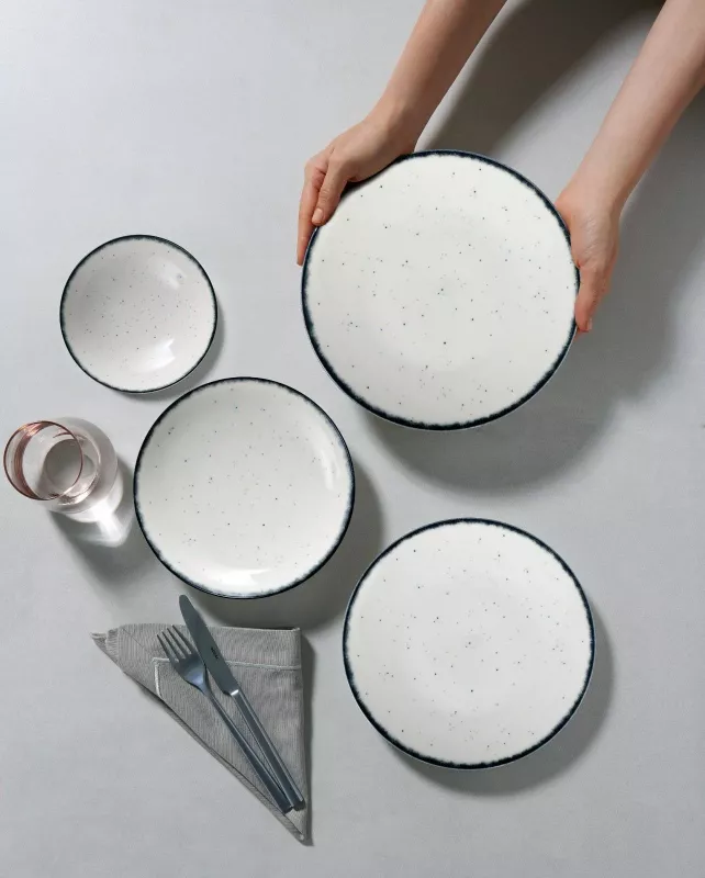 Set enësh për drekë, porcelan, 24 copë, Hermia, GBSATN24KY458SYH