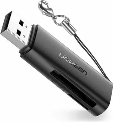 Lexues kartelash UGREEN 60722 SD/microSD USB 3.0 5Gbps, i zi, me kuti