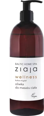 Vaj për masazh trupi Ziaja Baltic Home Spa Wellness për femra kokos & bajame 490ml
