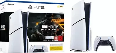 Konzolë lojërash Sony PlayStation 5 Slim 1TB Call of Duty Black Ops 6, e bardhë