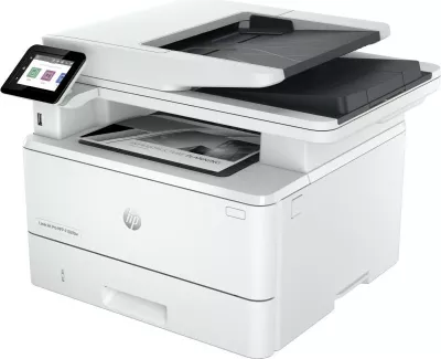 Printer multifunksional, HP, LaserJet Pro MFP 4102dw (2Z622F#B19), laser mono, 38–42 ppm, Wi‑Fi/Gigabit LAN, Legal, bardhë e zi