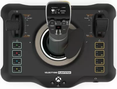 Flightstick Turtle Beach VelocityOne, për PC & Xbox, 27 butona programues, USB-C, i zi