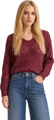 Xhemper për femra Jacqueline de Yong JDYBADUT 15302387, bordeaux [Madhësia: XS]