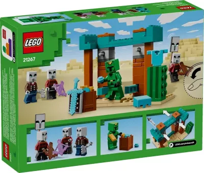 Set LEGO Minecraft 21267 The Illager Desert Patrol