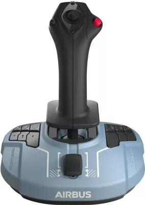 Joystick Thrustmaster TCA Officer Pack AIRBUS Edition për PC, 12 butona, USB, zi/blu