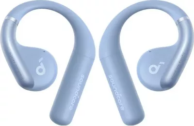 Kufje Anker Soundcore AeroFit, Bluetooth 5.3, IPX7, ngjyrë kaltër-gri