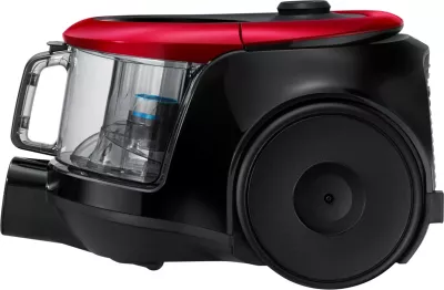 Fshesë me korrent cilindrike Samsung VC07M2110SR/GE, 1.5 L, 700 W, pa qese, e zezë me të kuqe