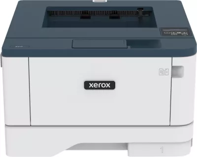 Printer lazer bardhë e zi Xerox B310DNI A4 40 faqe/min, USB/LAN/Wi‑Fi, duplex, bardhë/blu e errët, me toner 1500 faqe
