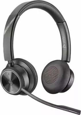 Kufje HP Poly Savi 7320M 8Y9B9AA#ABB, stereo, wireless DECT 1880-1900 MHz, Microsoft Teams Certified, e zezë, paketë 1 copë