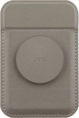 Mbështjellës magnetik për karta UNIQ Flix, për celular, MagSafe, Gri