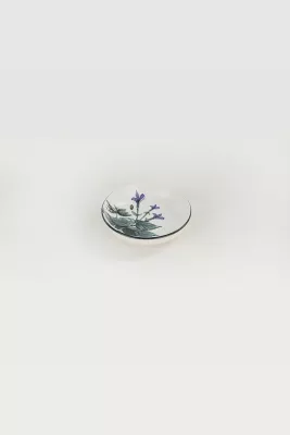 Set 6 copë tasë salce, qeramikë, Hermia Concept, të bardhë, jeshile, vjollcë, të zeza, ST489406F022AMD3600MAYD100