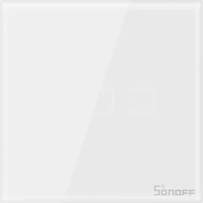 Çelës muri smart Wi‑Fi SONOFF T0EU3C-TX, 3-kanalësh, panel me prekje, i bardhë