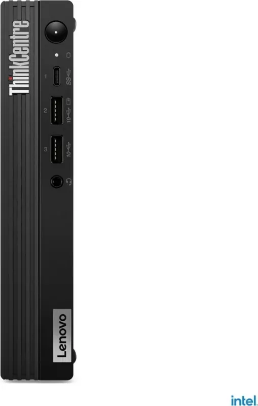 Kompjuter Lenovo ThinkCentre M70q Gen 4, Intel Core i3 i3-13100T, 8 GB RAM, 256 GB SSD, Windows 11 Pro, Zi