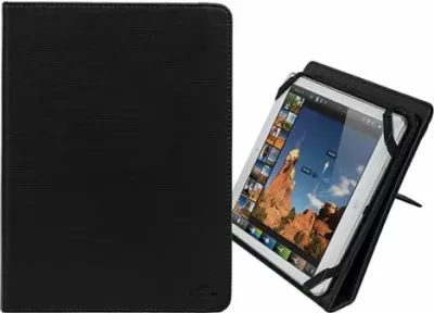 Mbështjellës me stand për tablet RivaCase 3217, 10.1\" (universal), magnetic closure, e zezë