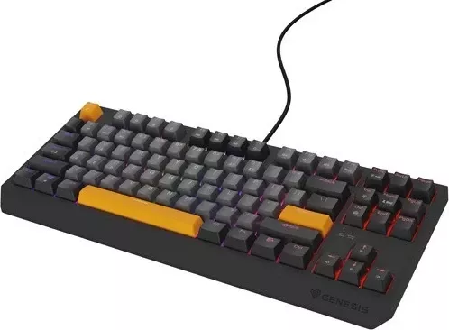 Tastierë mekanike Genesis Thor 230, TKL, RGB Outemu Red, gri e zezë