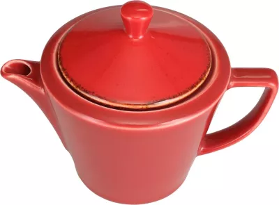 Çajnik Porland Seasons Magma 500 ml, e kuqe, set 6 copë