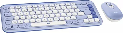 Set tastierë + Maus Logitech POP Icon Combo 920-013078, Bluetooth, US INTL, pa numpad, vjollcë