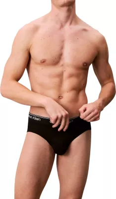 Të brendshme slip për meshkuj Calvin Klein Underwear HIP BRIEF 3PK LV00NB4408, të zeza [Madhësia: S]