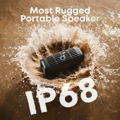 Altoparlant portativ Bluetooth Anker Soundcore Boom 3i 50W IP68 16-orë bateri, i zi
