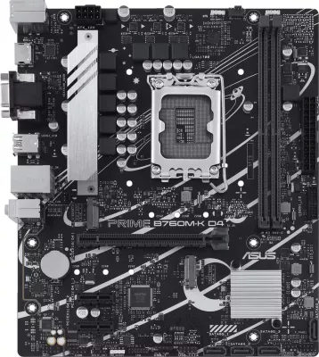 Pllakë amë, Asus, PRIME B760M-K D4 (90MB1DS0-M0EAY0), LGA1700 B760, micro-ATX, DDR4, e zezë