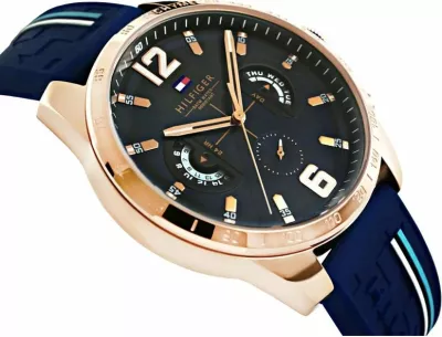 Orë dore për meshkuj Tommy Hilfiger, kaltër