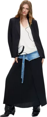 Blazer për femra Desigual AME_NINO 26WWEW46, i zi [Madhësia: S]