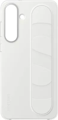 Mbështjellës Samsung Galaxy S25 FE Standing Grip Cover, silikon, bardhë