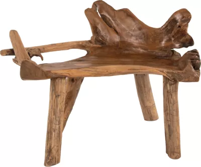 Stol FH9348 dru tik ngjyrë natyrale 120x88x80 cm