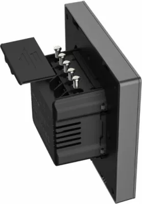 Ndërprerës muri smart Wi‑Fi SONOFF M5-1C-86, 1-kanal, standard EU 86, gri e errët