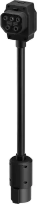 Adapter EcoFlow EV X-Stream për DELTA Pro 3, 7200W, 49cm, i zi