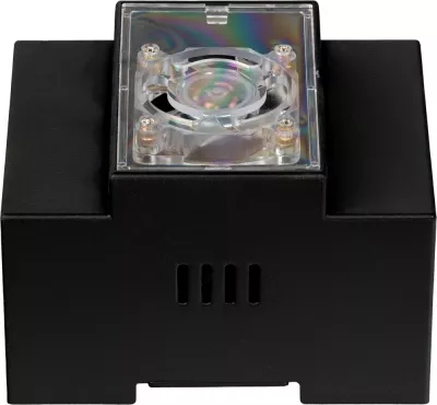 Kasë Raspberry Pi RASPBERRY PI5 Hutschiene, e zezë
