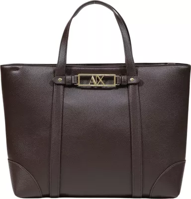 Çantë tote Armani Exchange XW002609 AF15632, kafe e errët