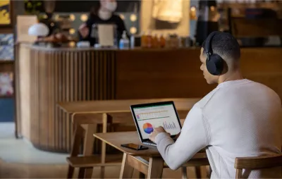 Kufje SONY WH-1000XM5B, Bluetooth, Noise Cancelling, me mikrofon, e zezë