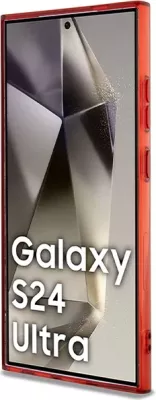 Mbështjellës AMG Transparent Bicolor MagSafe për Samsung Galaxy S24 Ultra, i zi