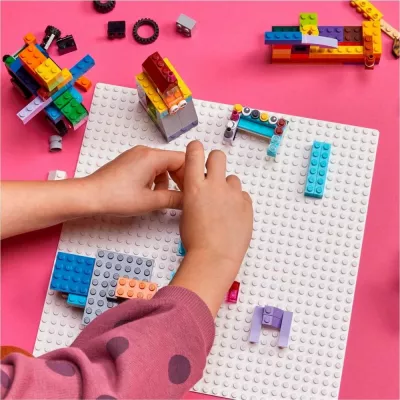 Pllakë ndërtimi LEGO Classic 11026, 32x32 (25x25 cm), 1 copë, e bardhë