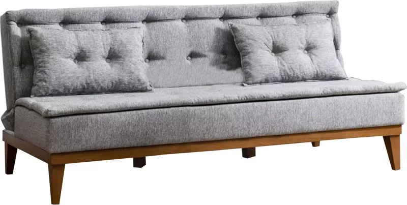 Divan 3-vendësh, shtrat, Atelier del Sofa, ngjyrë gri, Fuoco
