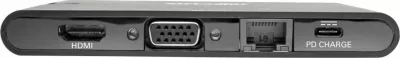Dock station USB-C Tripp Lite U442-DOCK3-B, 1x HDMI, Gigabit LAN, 2x USB 3.0, 2x USB-C, lexues SD/microSD, e zezë