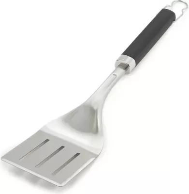 Spatulë pastrimi Weber 6761, çelik inox, dorezë e zezë