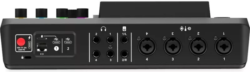 Studio prodhimi për Podcast dhe Muzikë RØDECaster Pro II, Ngjyrë e Zezë